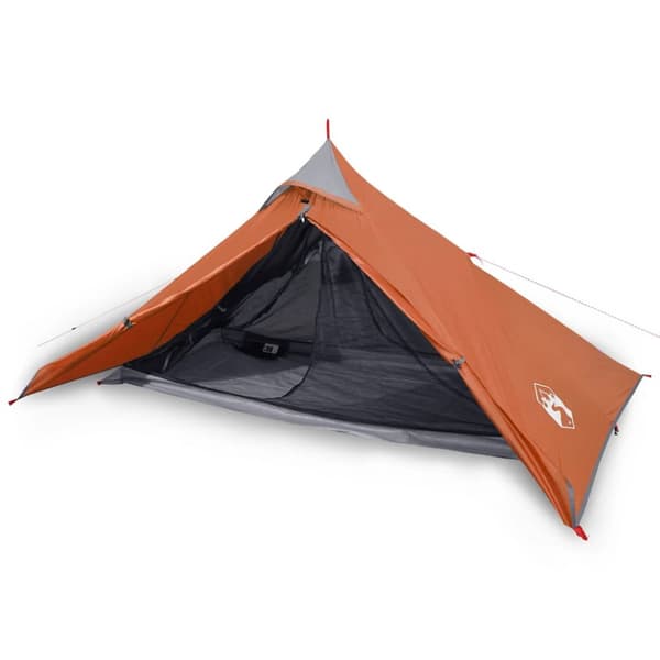 Tipi-tält 1 person orange vattentätt