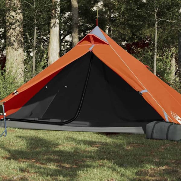Tipi-tält 1 person orange vattentätt