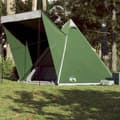 Miniatyrbild 1 av 2: Familjetält tipi 6 personer grön vattentätt