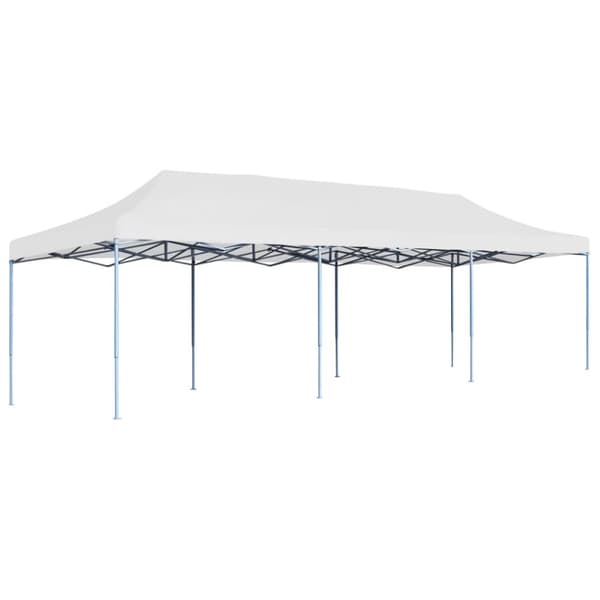 Pop-Up hopfällbart partytält 3x9 m vit