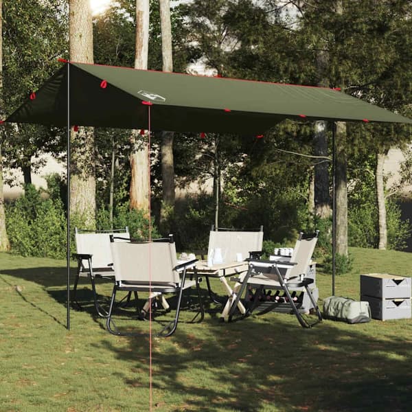 Tarp olivgrön 406x306 cm vattentät