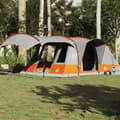 Miniatyrbild 1 av 2: Campingtält tunnel 5 personer grå och orange vattentätt