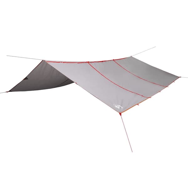Tarp grå och orange 420x440 cm vattentät