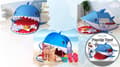 Miniatyrbillede 7 af 9: BØRNETELT SELVUDTRÆKKENDE HUS SHARK