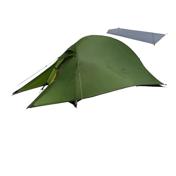 Camping telt, letvægtsdesign, vandtæt til alle årstider,1 Person Arm Grøn