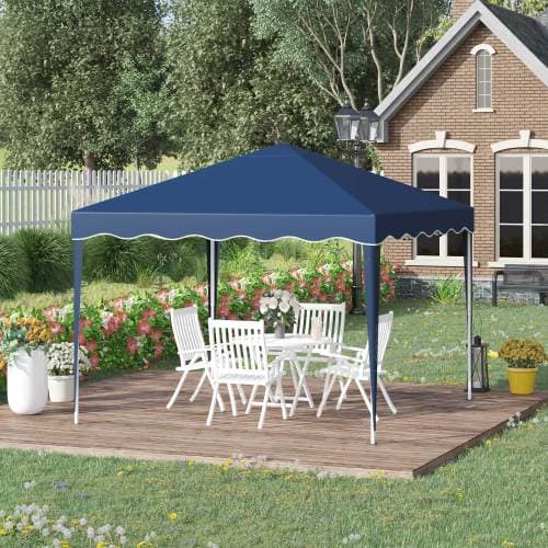Folding Pergola 3x3m, Højdejusterbar, UV-Bestandig, Vandafvisende