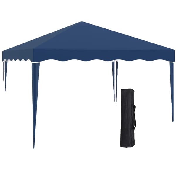 Folding Pergola 3x3m, Højdejusterbar, UV-Bestandig, Vandafvisende