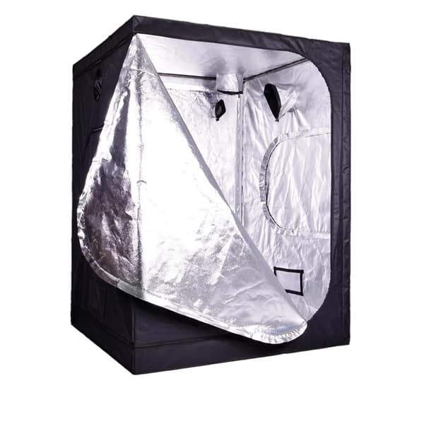 LED-kasviteltta, kaksikerroksinen kaksi yhdessä, 100 % heijastava mylar,120X120X200CM