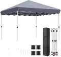 Pikkukuva 1 / 2: 3x3m Pop-Up -katos, säädettävä korkeus, kestävä alumiiniseosrunko,Harmaa 3x3 m