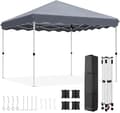 Miniatyrbillede 2 af 2: 3x3m Pop-Up Gazebo, Justerbar Højde, Holdbar Aluminiumlegering Ramme,Sort 3x3 m
