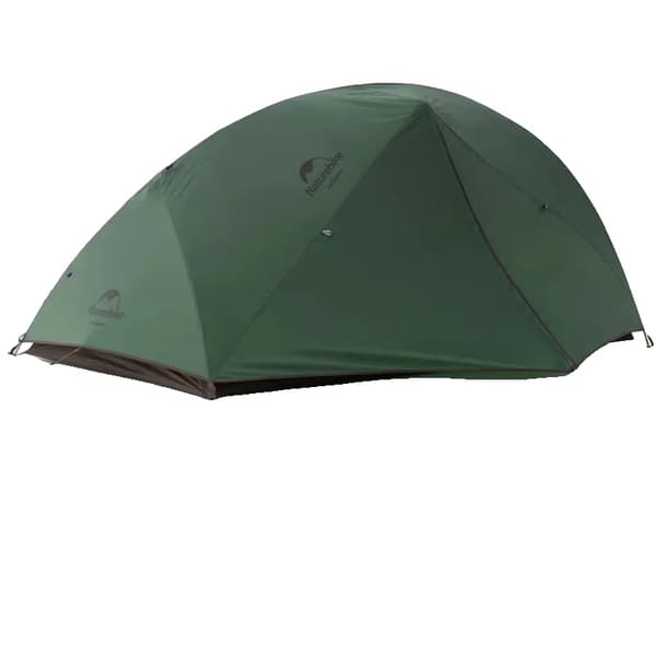 Naturehike 2-personers campingtelt, letvægts 1,95 kg, vandtæt PU 4000 mm,210T - Hærgrøn