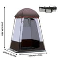 Miniatyrbillede 2 af 2: Udendørs Bruser Telt, Vandtæt Stof, Rummelig Indvendig, Ventilation og Åndbarhed,Brun