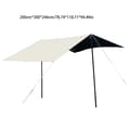 Miniatyrbillede 2 af 2: Bil Telt til Camping, Rummelige Dimensioner 200cm x 300cm, Holdbart KRYSTAL Materiale,Guld