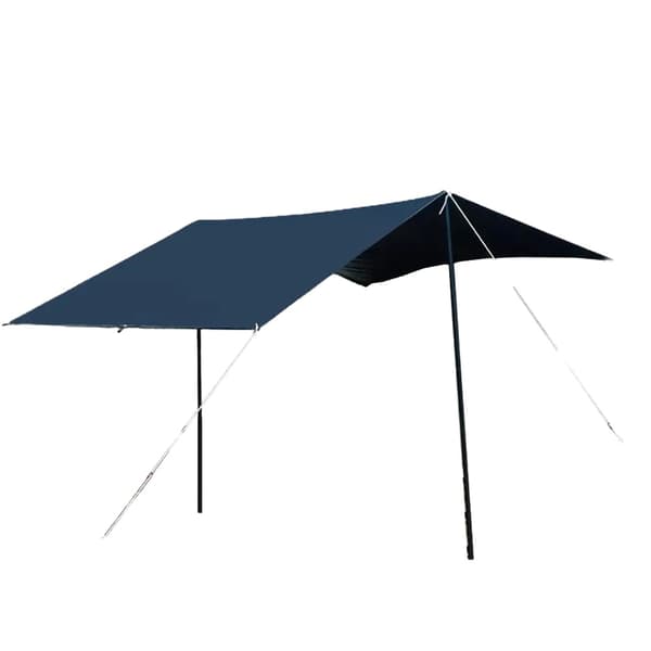 Bil Telt til Camping, Rummelige Dimensioner 200cm x 300cm, Holdbart KRYSTAL Materiale,Lilla Grå