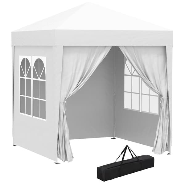 Udendørs Foldseng, 200x200 cm, Vejrbestandigt Design