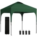 Miniatyrbillede 1 af 2: Gazebo, 2,5 x 2,5 m, UV 50 beskyttelse, højdejusterbar,Mørkegrøn
