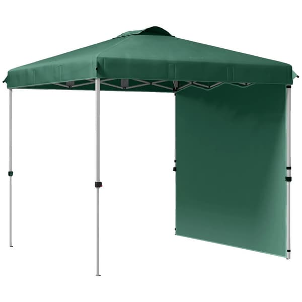 Folding telt, 2,5m x 2,5m, justerbar højde,Grøn