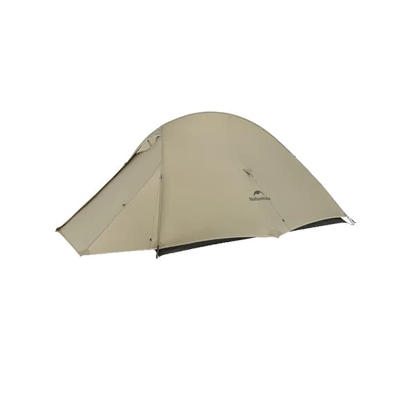 Ultralätt vandringstält, hållbart 20D nylon, rymmer två personer,Sandstensfärg-2P
