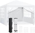 Miniatyrbillede 2 af 2: Pop Up Telt, Dimensioner 3 x 3 m, Max Højde 200 cm, Stålramme,Hvid