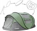 Miniatyrbild 1 av 6: TURISTISK CAMPINGTÄLT för 3 pers. POP-UP SJÄLVUTVIDGANDE Lovar 3 SEKUNDER