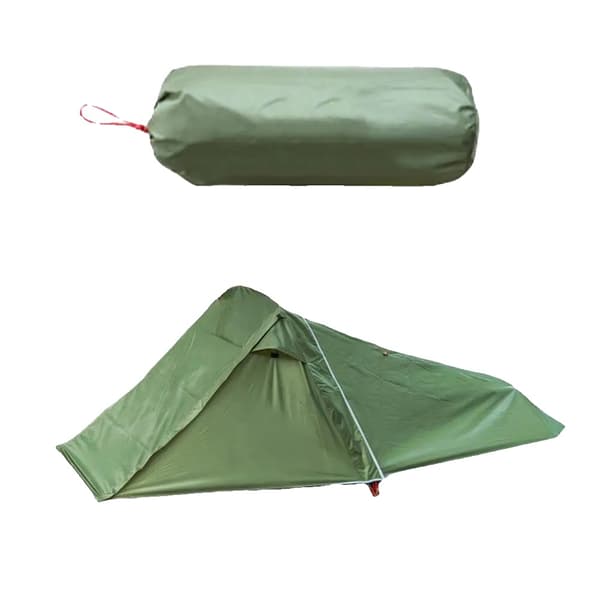 Camping Tunnel Tält, Lättviktig Uppställning, Fyra Årstider Användning,armégrön