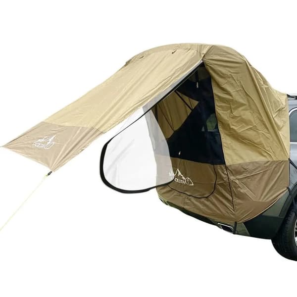 Auton tavaratilateltta, vedenpitävä nylon, 1 - 2 hengen kapasiteetti,Ruskea