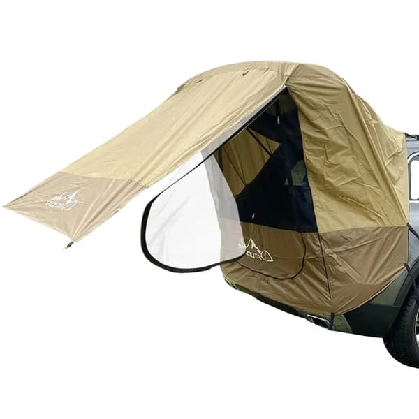 Auton tavaratilateltta, vedenpitävä nylon, 1 - 2 hengen kapasiteetti,Ruskea