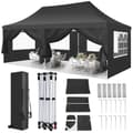 Miniatyrbild 1 av 2: Paviljong Popup Gazebo, Vattentät, UV-skydd,svart