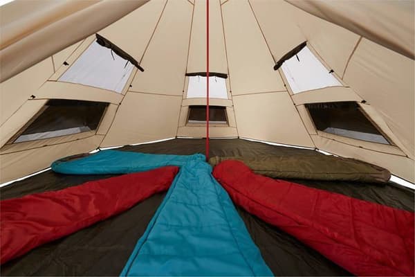 Grand canyon - 151428 - Black Falls 8 - Runt tält för 8 personer | Familjetält, grupptält, pyramidtält, tipi