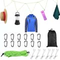 Miniatyrbilde 5 av 5: INF Bærbar utendørs campingtau sett organiser utstyret ditt