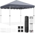 Miniatyrbillede 2 af 2: Pop Up Telt, 3 x 3 m Størrelse, Vandtæt, Justerbar Højde,Grå 3x3 m