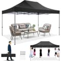Miniatyrbillede 2 af 2: Pop-up Telt, Vandtæt, UV-beskyttelse,Sort, 3x4.5m