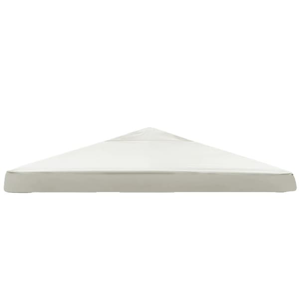 3x3m Gazebo Telt Cover, Oxford Materiale, Vandtæt, Dobbelt Lag Design,Enkeltlag Beige, 3m * 3m