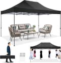Miniatyrbild 2 av 2: Gazebo, Vattentät, UV-skydd 50+,3x4.5m, Svart