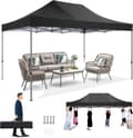 Miniatyrbild 1 av 2: Gazebo, Vattentät, UV-skydd 50+,3x4.5m, Svart