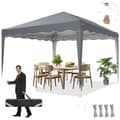 Miniatyrbillede 1 af 2: Gazebo, Justerbar Højde, Vandtæt, UV Beskyttelse,Grå