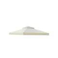 Miniatyrbild 1 av 2: 3x3m Gazebo Tältöverdrag, Oxfordmaterial, Vattentålig, Dubbel Täckdesign,ny Dubbel Beige, 3m * 3m