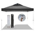 Miniatyrbillede 1 af 2: Gazebo, Vandtæt, UV-beskyttelse, Højdejusterbar,Sort