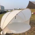 Miniatyrbillede 6 af 10: Lollanda Strandtelt Skyggetelt / Strandtelt / Pop-Up Telt / Læly - Anti-UV, Vandtæt, Nem at folde, Bærbar - 130x130x100cm