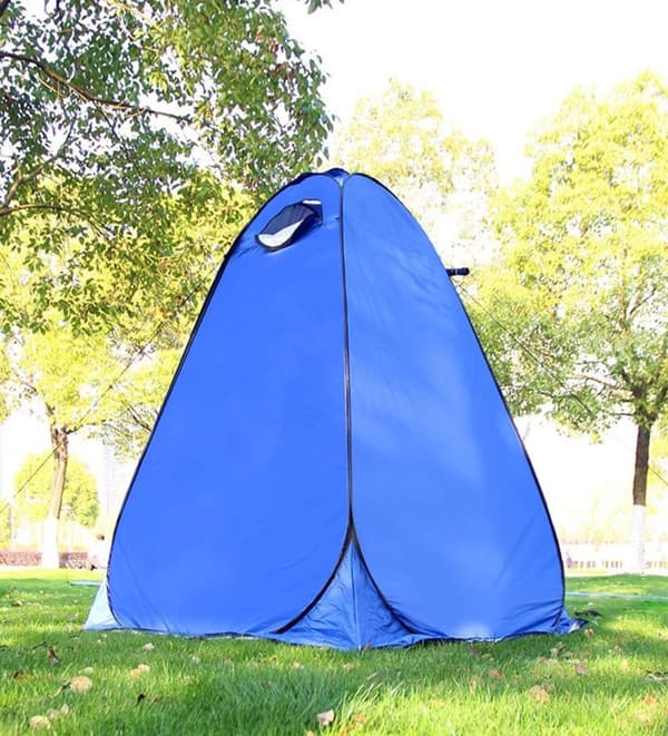 Lollanda Pop-Up WC-teltta, Pop-up Teltan Pukuhuone – Vedenpitävä, Pop-up design, Automaattinen asennus, Kannettava - 120x120x190 cm / 150x150x190 cm