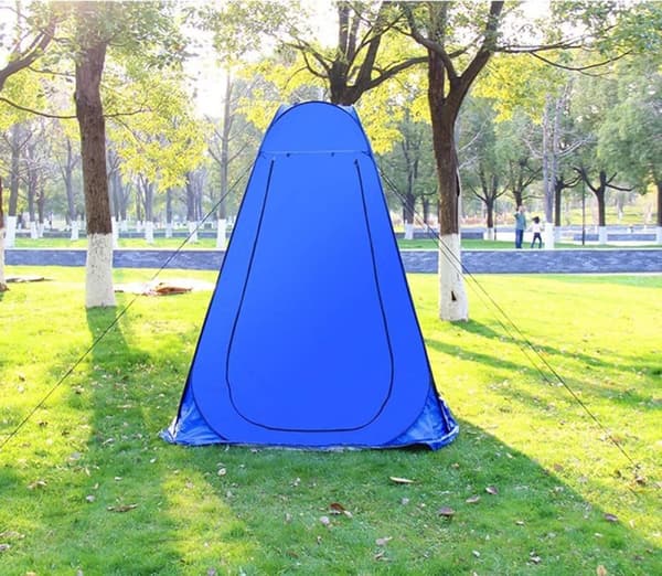 Lollanda Pop-Up WC-teltta, Pop-up Teltan Pukuhuone – Vedenpitävä, Pop-up design, Automaattinen asennus, Kannettava - 120x120x190 cm / 150x150x190 cm