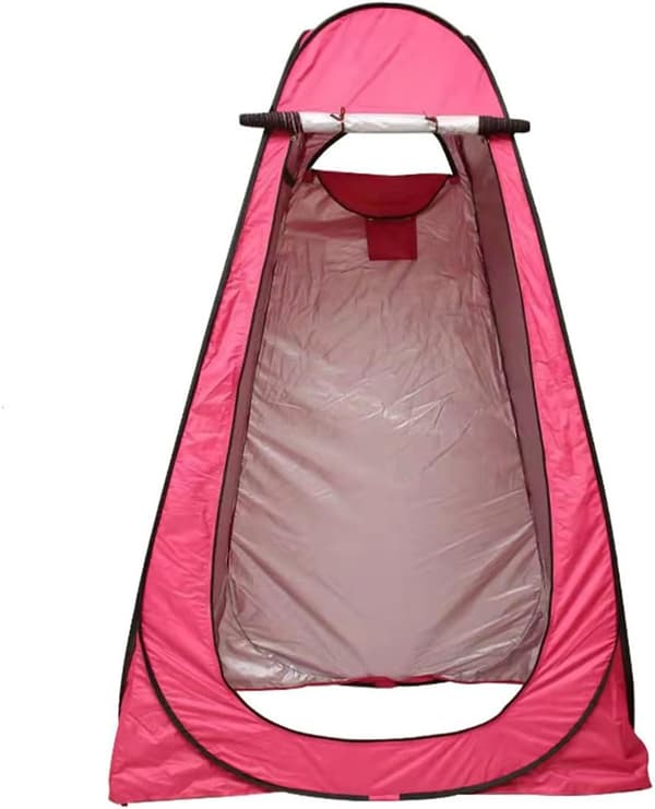 Lollanda Pop-Up WC-teltta, Pop-up Teltan Pukuhuone – Vedenpitävä, Pop-up design, Automaattinen asennus, Kannettava - 120x120x190 cm / 150x150x190 cm