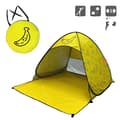 Miniatyrbillede 1 af 2: Strandtelt, Hurtig Automatisk Åbning, UV Beskyttelse, 2-3 Personers Kapacitet,Banan