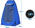 Miniatyrbillede 6 af 10: Lollanda Pop-up telt – stående omklædningsrum, vandtæt, solbeskyttelse og UV-beskyttelse, bærbar, perfekt til camping, strand og fiskeri