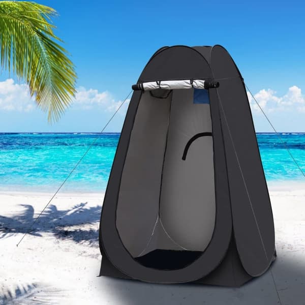 Lollanda Pop-up telt – stående omklædningsrum, vandtæt, solbeskyttelse og UV-beskyttelse, bærbar, perfekt til camping, strand og fiskeri