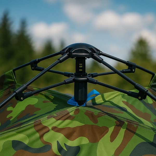Quick-Up Camouflagetält för 3–8 personer