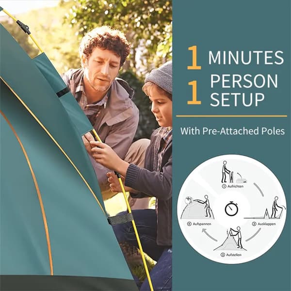 Quick-Up Tält för 3–8 personer