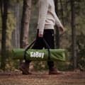 Miniatyrbild 9 av 9: SoBuy Campingtält för 1 Person – Med Förvaring & Lampkrok, 2-i-1 Enkel Tält | 193x86x160cm Grön OGS32-II-GR