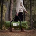 Miniatyrbild 9 av 10: SoBuy Campingtält för 2 Personer – Med Fältsäng, 2-i-1 Tält | 193x145x185cm Grön OGS32-II-L-GR