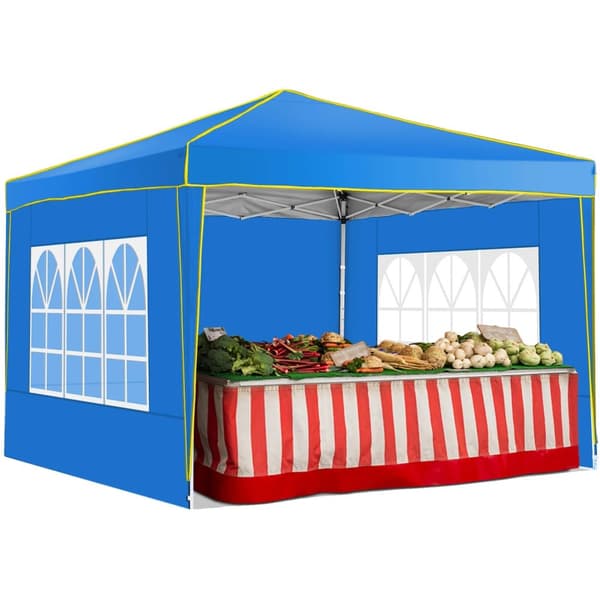 Gazebo, Vandtæt, Nem montering,Blå